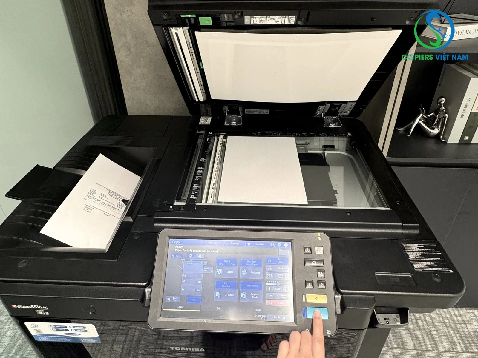 Copiers tư vấn dòng máy phù hợp sau khi tiếp nhận thông tin từ khách hàng