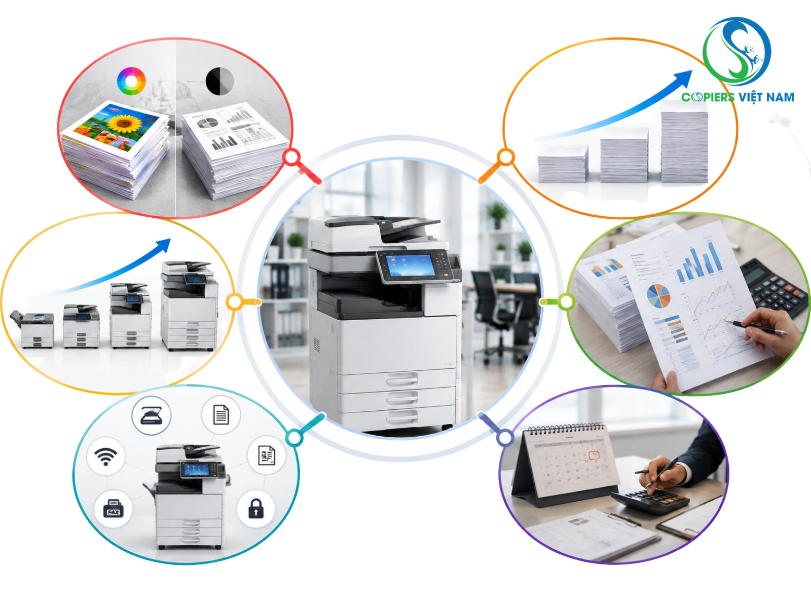 Bảng giá thuê máy photocopy siêu tiết kiệm, chi phí chỉ từ 800k/tháng 5 Những yếu tố nào ảnh hưởng đến giá thuê máy photocopy?